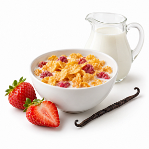 Kit Receita Cereal com Frutas Vermelhas e Leite — 5 x 10 ml