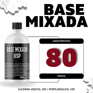 Base Pronta Mixada - VG 80|20 PG