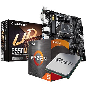 KIT Upgrade - AMD Ryzen 5 5600X + Gigabyte B550M DS3H