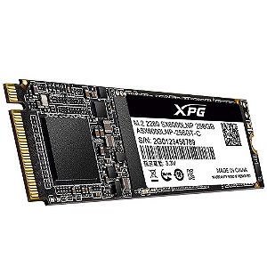 SSD Adata XPG SX6000 Lite, 256GB, M.2 NVMe, Leitura 1800MB/s, Gravação 900MB/s (ASX6000LNP-256GT-C)