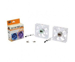 FAN Xigmatek CLF-F1251 LED Azul 120mm Pack c/ 2 un (CFS-SXGJS-BU2)