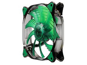 Fan Cougar Green LED 140mm Hydraulic (Liquid) Bearing Ultra Silent Fan (CF-D14HB-G)
