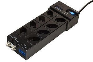 DPS Clamper Multi Proteção C/ contador de surtos (X-FL-PT-8Bt-2J1-2CF-LD-P)