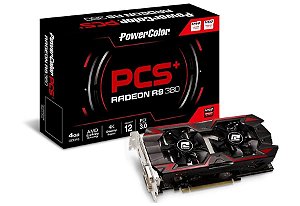 PowerColor PCS+ Radeon R9 380 DirectX 12 4GB 256-Bit GDDR5 PCI Express 3.0 (AXR9 380 4GBD5-PPDHE)