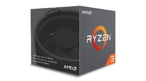 AMD RYZEN 3 1200 c/ Wraith Cooler 4-Core 3.1 GHz (3.4 GHz Turbo) Cache 10MB Socket AM4 65W (YD1200BBAEBOX)