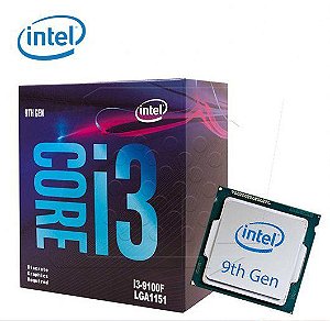 Intel Core i3-9100F Coffee Lake 4-Core 3.6 GHz (4.2 GHz Turbo) LGA 1151 (300 Series) 65W (Não Possui Gráfico Integrado) (BX80684i39100F)
