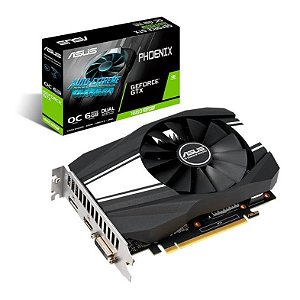 Asus Phoenix NVIDIA GeForce GTX 1660 SUPER 6GB, GDDR6 192-bits DX12 (PH-GTX1660S-O6G)