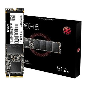 SSD M.2 NVMe XPG SX6000 Lite, 512GB, Leituras: 1800Mb/s e Gravações: 1200Mb/s (ASX6000LNP-512GT-C)
