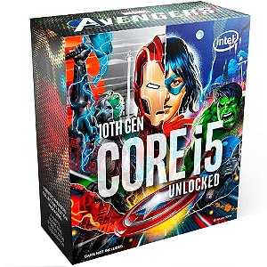Intel Core i5-10600K Marvel´s Avengers Collector´s Edition Cache 12MB, 4.1GHz (4.8GHz Max Turbo), LGA1200 (BX8070110600KA)