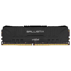 Crucial Ballistix 8 GB (1X8) 2666MHz DDR4 CL16 Preta (BL8G26C16U4B)