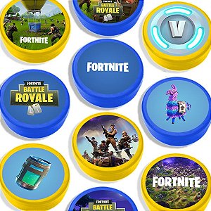Latinha para Lembrancinha Festa Fortnite - Sortida - 20 unidades - Lembrafesta