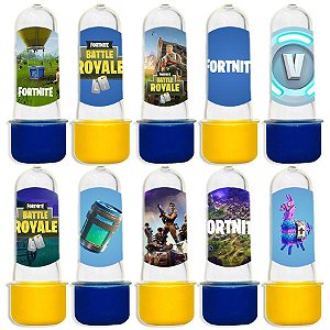 Mini Tubete para Lembrancinha Festa Fortnite - Sortida - 20 unidades - Lembrafesta