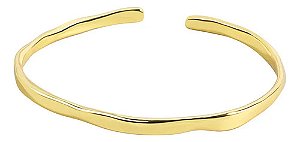 Bracelete Dourado Torcido Folheado Ouro 18k Luxo Classico