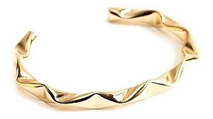 Pulseira Bracelete Juliette Bbb Folheada Semi Joia Garantia