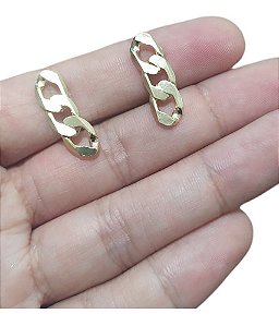 Brinco Ear Cuff De Corrente 3 Elos