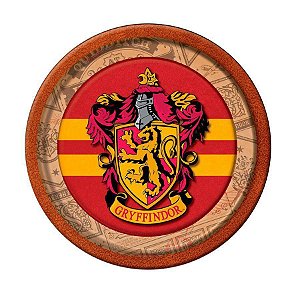 Prato Descartável Redondo de Papel Harry Potter com 8Un - Festcolor