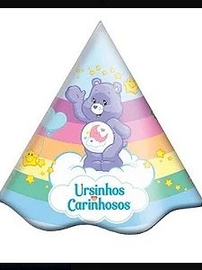 Chapéu de Aniversário Ursinhos Carinhosos com 08un - Festcolor Promo
