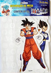 Decoração de Mesa Festa Dragon Ball com 08 un - Festcolor