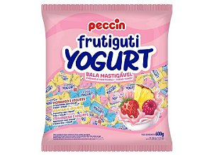 Bala Mastigável Frutiguti Yogurt Sortida 600Gramas - Peccin