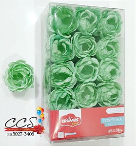 Forminha Para Doces Flora - Verde Pastel com 30 Unidades - Ref 28610715 Cromus