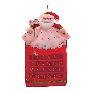 Calendário de Natal Papai Noel Chefe - Calendários Natalinos - Ref 1210410 - Cromus