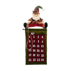 calendário de Natal Papai Noel - Coleção London - Cromus 1210749