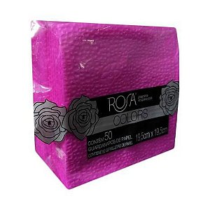 Guardanapo de Papel 19,5X19,5 Colors Pink com 50 Un - Rosa Papéis