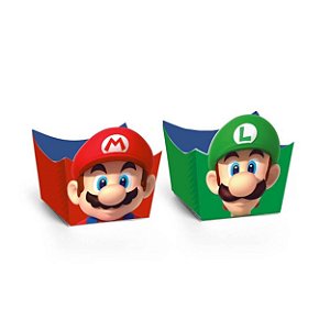 Forminha Para Docinhos Decorada Compose Super Mario Bros com 24 Un - Cromus 28610395