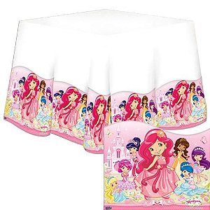 Toalha Plástica de Mesa Festa Moranguinho Princess - Promo Festcolor