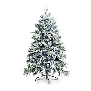 Árvore de Natal Rosário Nevada 180cm 681 Hastes - Pinheiros de Natal - Ref 1590347 Cromus Natal