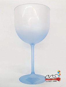 Taca de Gin 600ML Cristal Degrade Azul NCTOYS 1685