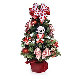 Mini Árvore de Natal Decorada Mickey de Pelúcia 55cm - Original Disney - Ref 1990052 - Cromus Natal