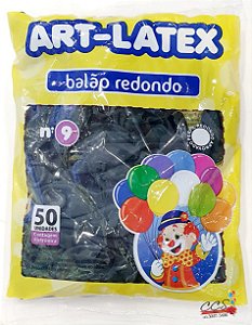 Balão de Latéx 9 Polegadas Verde Musgo Pacote com 50 Unidades - Art Latex