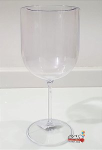 Taça de Vinho 340ML de Acrílico Transparente - NC Toys