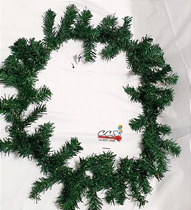Guirlanda de Natal Verde 60cm com 65 Hastes - Ref 66837001 D&A