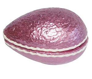 Ovo de Cerâmica Rosa Tam P 6x12x6cm - Coleção Eclair - Ref 1320003 Páscoa Cromus