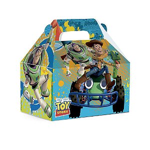 Caixa Maleta Kids Lembrancinha Festa Toy Story 12x8x12cm com 10 Unidades - Ref 13000740 Cromus