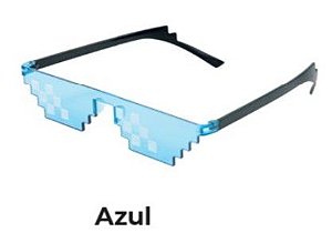 Acessório Óculos Gamer Pixel Azul com 1 Unidade - Ref 29003907 Cromus