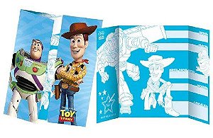 Convite de Aniversário Festa Toy Story no Espaço 10x7.5cm com 08 Unidades - Ref 27072.5 Regina