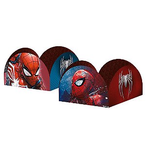 Porta Forminha Para Docinhos Festa Homem Aranha Spider Man com 50 Unidades - Ref 116221.7 Regina(out)