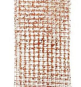 Tela Decorativa Laranja com Cobre 130x310cm - Telas e Tecidos - Ref 1316568 Cromus