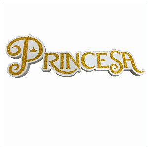 Enfeite Letreiro de E.V.A Princesa 15x47cm - Ref 303053 - Piffer