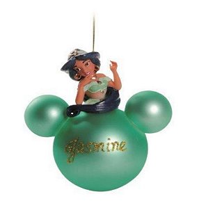 Bola 3D Jasmine Verde 8cm Jogo com 2 Un - Disney - Ref 1443291 Cromus