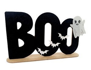 Enfeite de Mesa de MDF Boo Halloween - Grintoy