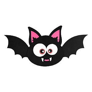 Painel Decorativo de E.V.A Morcego Cute - Halloween - Ref 205168 Piffer