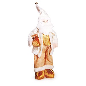 Boneco Papai Noel em Pé com Presente 80cm - Coleção Dinamarca - Ref 1412500 Cromus