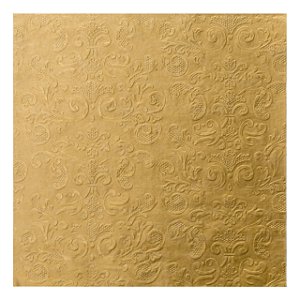 Guardanapo de Papel Decorado Ouro 32,5x32,5cm com 20 Folhas - Ref 1240391 Cromus