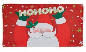 Tapete Decorativo Natal para Porta Papai Noel Ho Ho Ho - 40x60cm