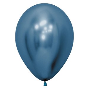 Balão Latex Reflex 12 Polegadas Azul Pacote com 50un SEMPERTEX Cromus 39001583