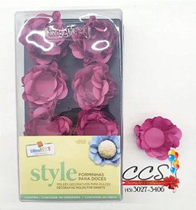 Forminha Para Docinhos Style Pink com 40 Unidades ULTRAFEST 3666.02